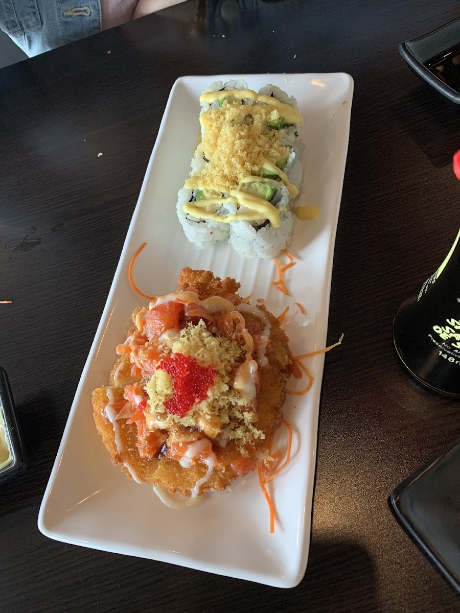 Sushi pizza au fromage / Sushi Pizza with Cheese